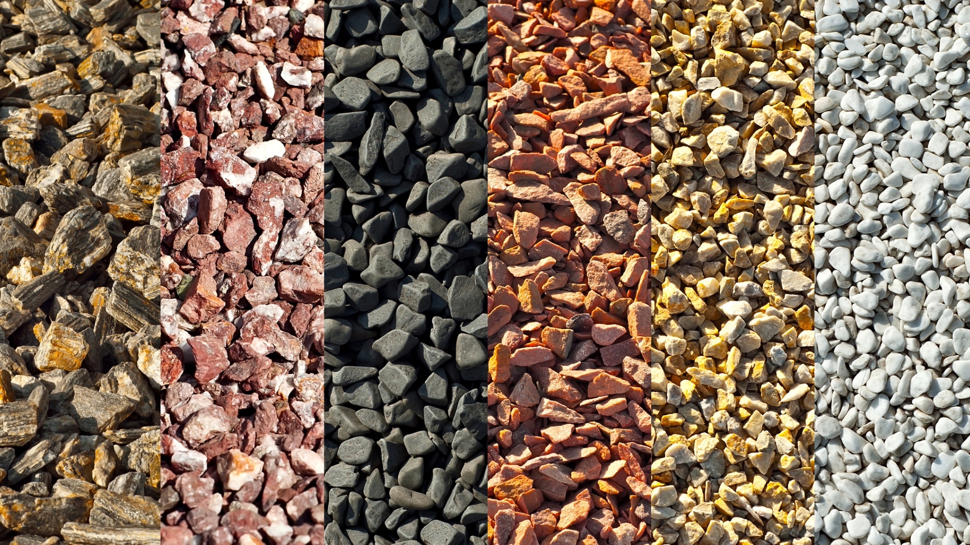image of different substrates for gravel driveways